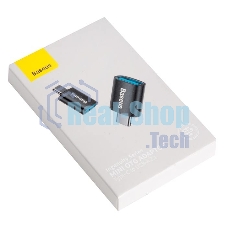 Переходник BASEUS Ingenuity Series Mini OTG, Type-C - USB-A 3.1, черный