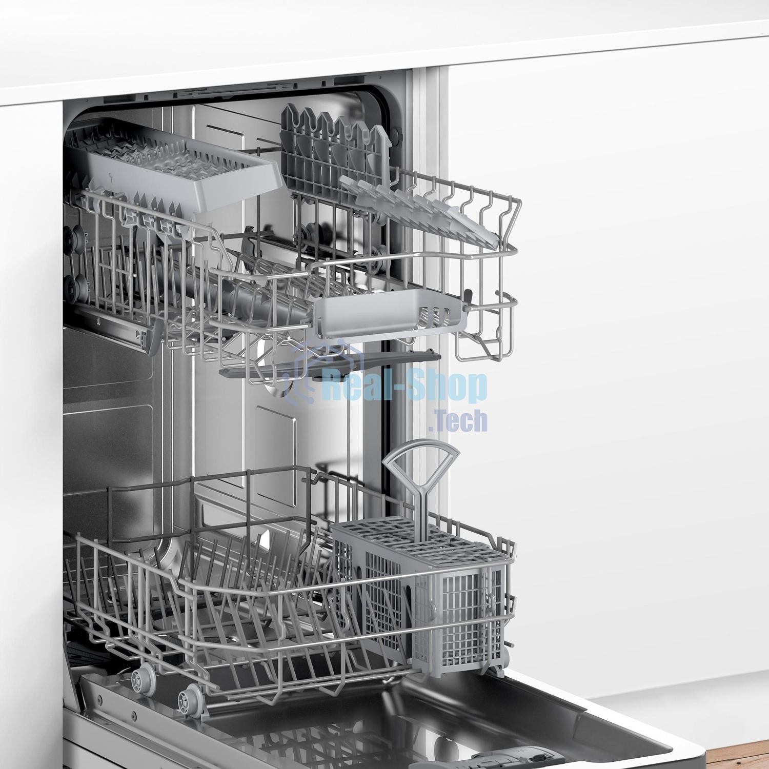 Встраиваемая посудомоечная машина Bosch SPV2IKX10E, черный, 44.8 см, 9 компл., 48 дБ, класс A+