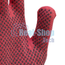 Перчатки в наборе Palisad 4 пары, цвета в ассортименте, ПВХ точка, L