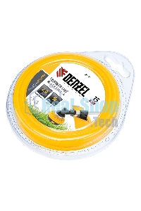 Леска для триммера Denzel звезда 2 мм х 15 м, блистер FLEX CORD