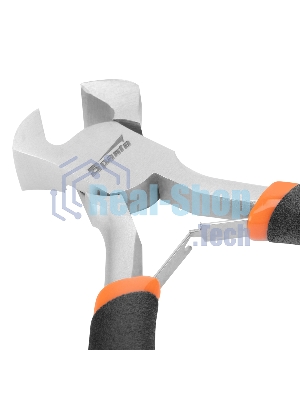 Кусачки торцевые Mini Sparta 105 мм, никелированные, авторазжим