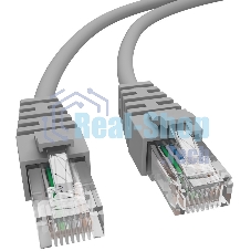 Патч-корд NTSS NTSS-PC-UTP-RJ45-5e-2.0-LSZH-GY NTSS-PC-UTP-RJ45-5E-2.0-LSZH UTP RJ-45 вил.-вилка RJ-45 cat.5e 2м серый LSZH (уп.:1шт) 26AWG
