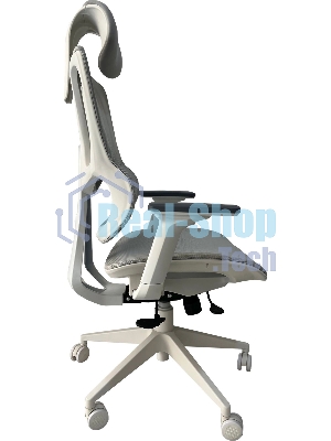 Кресло Cactus CS-CHR-MC02GY серый, сетка, подголовник