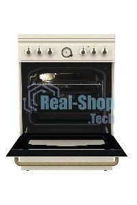 Плита комбинированная Gorenje GKS6C71CLI бежевый, конфорок 4 газовых, духовка 71 л, 60 см x 85 см x 60 см