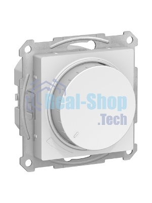 Светорегулятор (диммер) SE AtlasDesign беж, повор-нажим, LED, RC, 400 Вт, мех.