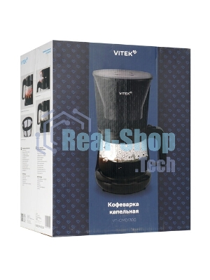 Кофеварка капельная Vitek VT-CMD1700 900Вт черный