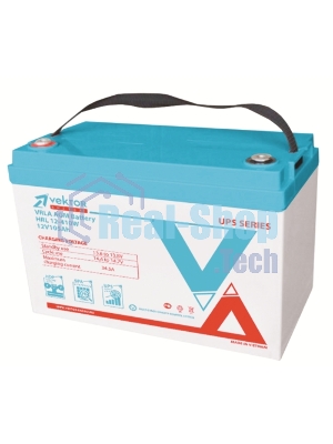 Батарея Vektor Energy серия LFP, LFP 12.8-100, напряжение 12.8В, емкость 100 Ач, макс. ток разряда 110А, макс. ток заряда 100 А, литий-ионная аккуумуляторная батарея, клеммы M8, ДxШxВ 258*166*215 мм., вес 9,9 кг., срок службы 15 лет