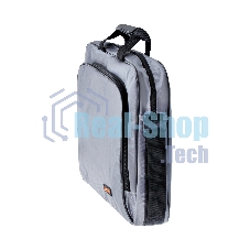 Сумка для ноутбука ExeGate EX264612RUS Office F1596 Dark-Grey, темно-серая, полиэстер, для ноутбуков до 15.6