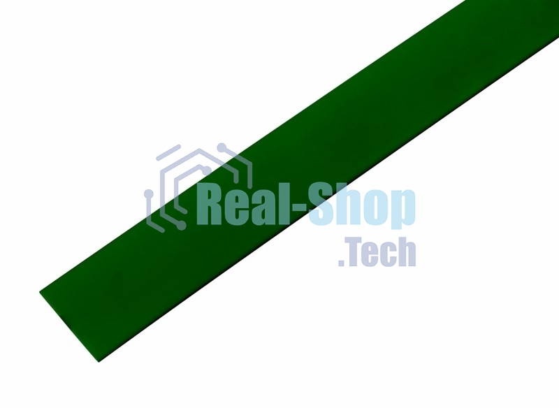 Термоусаживаемая трубка Rexant 22,0/11,0 мм, зеленая, упаковка 10 шт. по 1 м