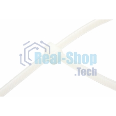 Хомут-стяжка кабельная нейлоновая Rexant 120x2,5 мм, белая, упаковка 100 шт.