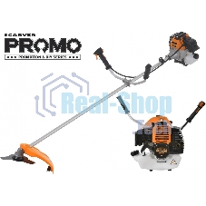 Мотокоса CARVER PROMO PBC-52 2л.с. 7600об/мин нож 255х25.4х1.3мм леска 2.4мм