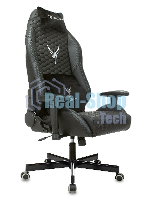 Кресло игровое Knight Neon черный соты эко.кожа с подголов. крестовина металл