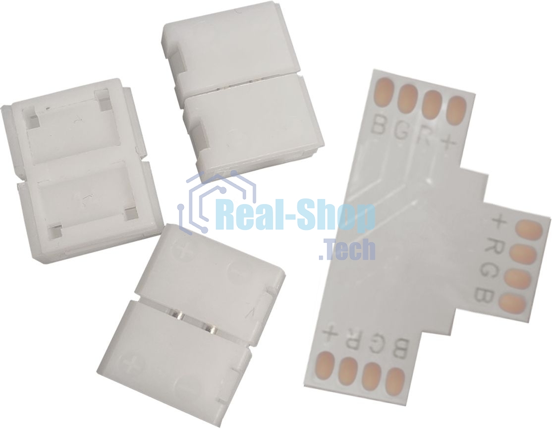 Набор коннекторов Gauss Basic для LED-ленты Т-образный RGb3014/5050/5060/5630 12V 10мм IP20