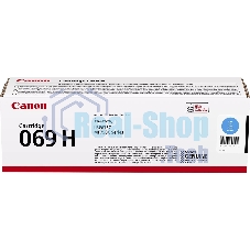 Картридж лазерный Canon 069HC (5097C002/004) голубой (5500 стр., повышенной емкости) для Canon MF752Cdw/754Cdw, LBP673Cdw