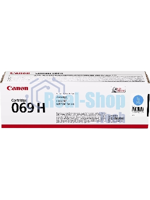 Картридж лазерный Canon 069HC (5097C002/004) голубой (5500 стр., повышенной емкости) для Canon MF752Cdw/754Cdw, LBP673Cdw