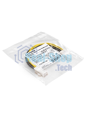 Удлинитель кабеля питания материнской платы +12V ExeGate EX-EXT-4M4F-0.2 (4pin EPS12V M/4pin EPS12V F, 0,2м)