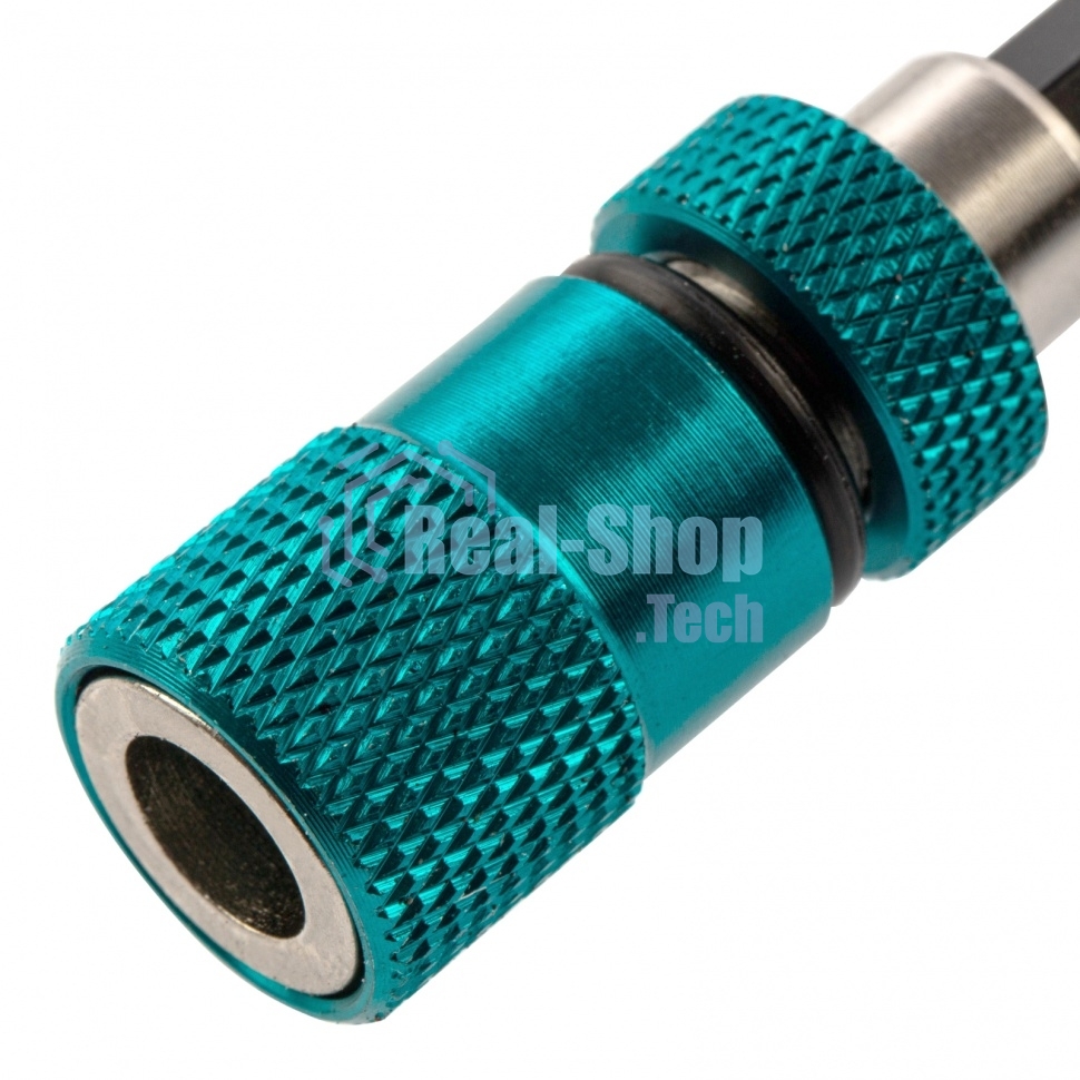 Адаптер для бит Gross с ограничителем и двойным магнитом, 1/4