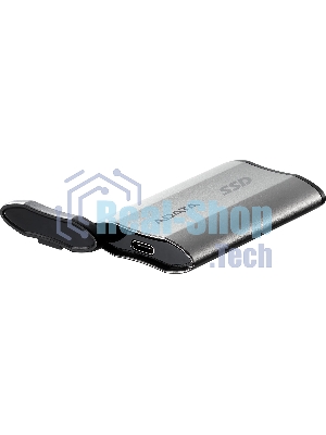 Внешний SSD ADATA SD810, 4Tb, USB 3.2 Gen 2x2 Type-C, R/W 2000/2000, серебристый