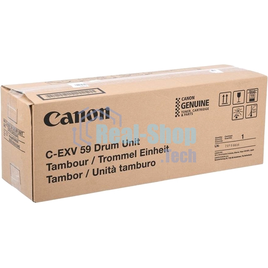 Фотобарабан Canon C-EXV59 для IR2645i/IR2630i/IR2625i. черный. От 138 000 до 171 000 страниц.
