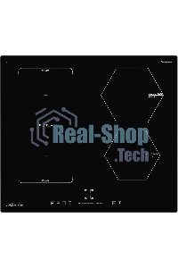 Индукционная варочная панель MONSHER MHI 6016, индукция, инвертер, 60 см, 9 уровней мощности, бустер, Stop and Go, автоматическое отключение, таймер, индикатор остаточного тепла, сенсорное/слайдерное управление, черный