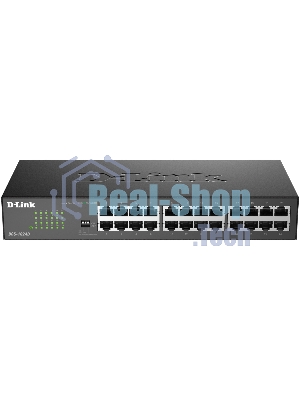 Коммутатор D-Link DGS-1024D/J1A, 24×1 Гбит/с, неуправляемый
