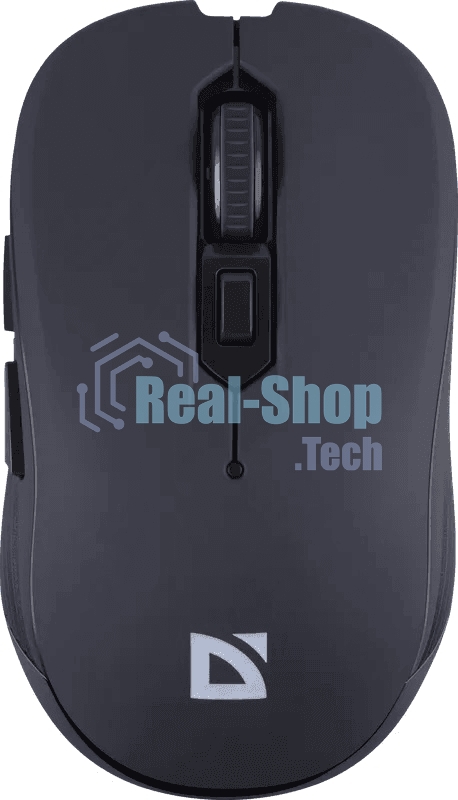 Мышь беспроводная Defender Gassa MM-105 черный, 1600 dpi, радиоканал, USB, кнопки - 6