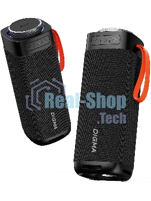Портативная колонка Digma D-PS1522 черный 60W 2.0 BT 10м 3000mAh