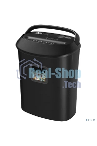 Шредер Cactus CS-SH-P8 черный (секр.P-4) фрагменты 12лист. 25лтр. скрепки скобы пл.карты CD