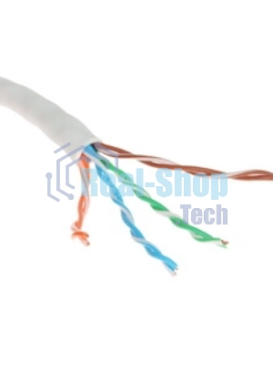 Кабель Cablexpert UPC-5051E-4-CU, UTP indoor 4x2x0.51, медный, кат.5e, однож., 305м, box, серый