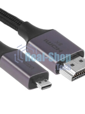 Переходник micro HDMI на HDMI влево