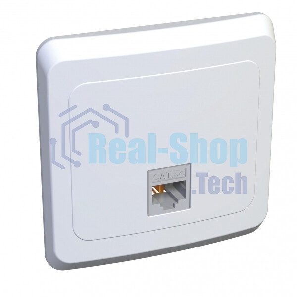 Розетка компьютерная 1-м СП Этюд RJ45 бел. SchE KOMC-001B