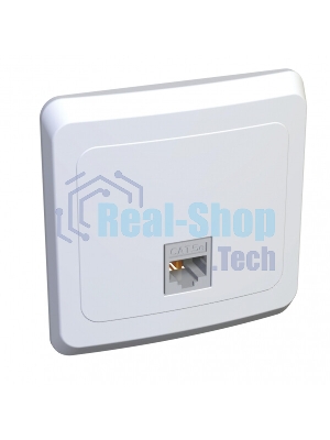Розетка компьютерная 1-м СП Этюд RJ45 бел. SchE KOMC-001B