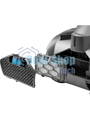 Пылесос Galaxy Line GL 6224 серый/голубой, 300/2400 Вт, уборка сухая, пылесборник контейнер 2 л