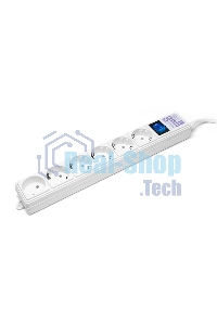 Сетевой фильтр Power Cube 1,9 м 6 розеток (белый) 16B/3,5 кВт