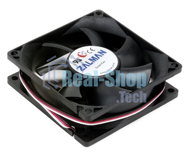 Вентилятор для корпуса Zalman ZM-F1 PLUS (SF) черный, 80 мм, 2000 об/мин, 23 дБ, 3 pin
