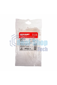 Хомут под маркер Rexant nylon 100x2,5 мм 100 шт. белый