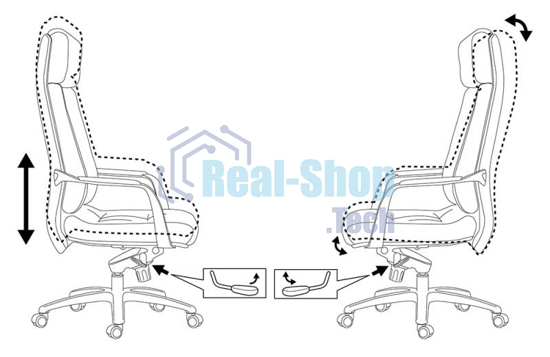 Кресло руководителя Бюрократ DAO/WHITE белый, кожа, крестовина алюминий