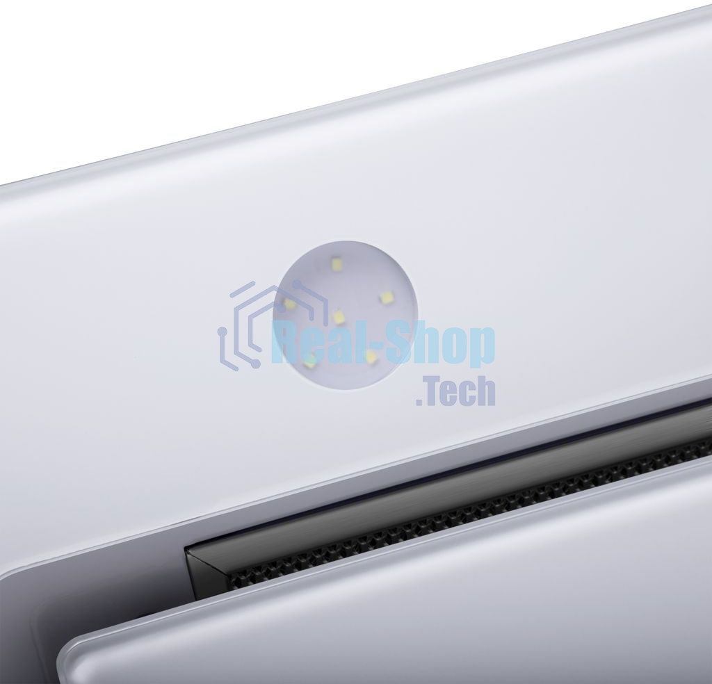 Вытяжка встраиваемая Maunfeld TRAPEZE 601GG белый, 60 см, 1150 куб. м/ч, 54 дБ