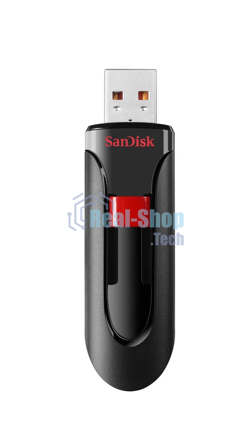Флешка USB Sandisk 64Gb Cruzer Glide SDCZ60-064G-B35 USB 2.0 черный/красный