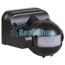 Детектор движения ДД 009 1100Вт угол обз. 180град. дальн. 12м IP44 черный ИЭК LDD10-009-1100-002