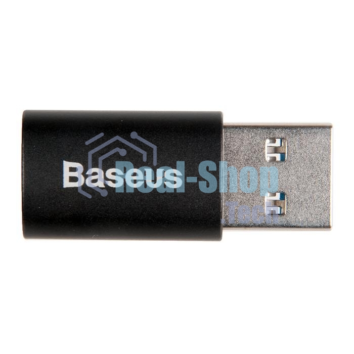 Переходник BASEUS Ingenuity Series Mini OTG, USB-A 3.1- Type-C, черный