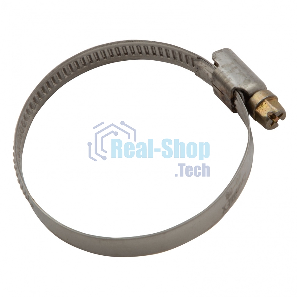 Хомуты Сибртех нержав. сталь, стандартное болтовое крепление 40-60 мм, ширина 9 мм, 50 шт. 47583