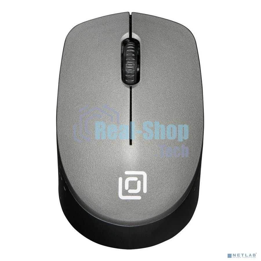 Мышь беспроводная Oklick 486MW серый/черный, 1000 dpi, радиоканал, USB, кнопки - 3