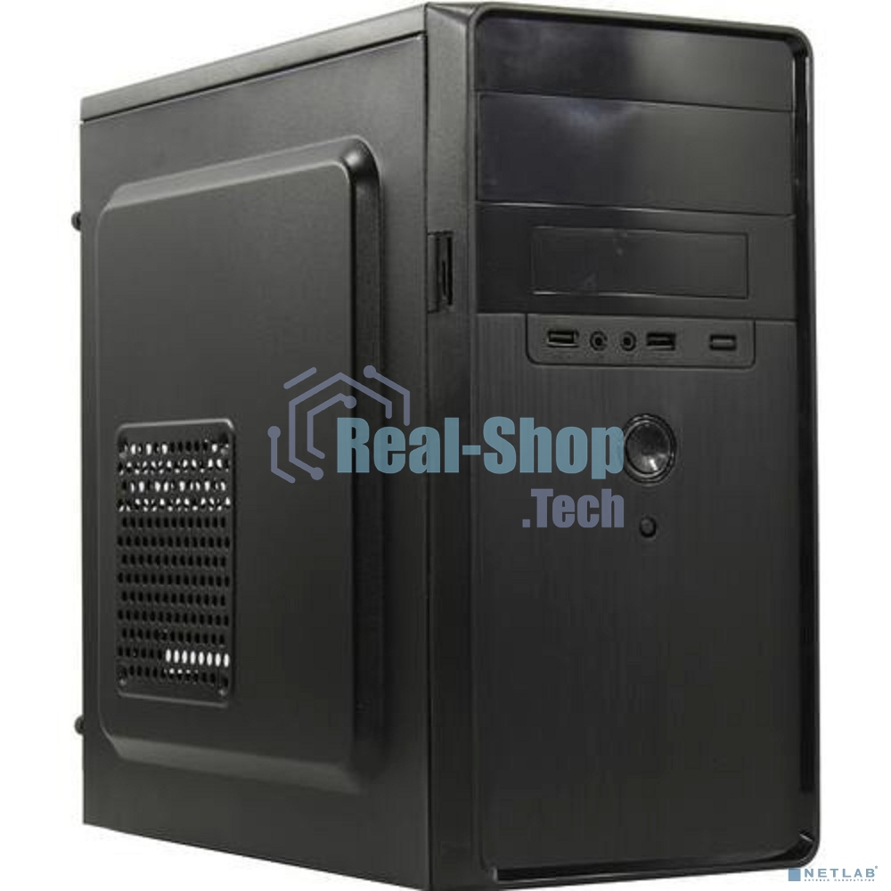 Компьютерный корпус Minitower ExeGate EX286427RUS BA-309-500W-8 (mATX, БП AA500 с вент. 8см, 2хUSB, HD аудио, черный)