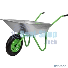 Тачка садовая Сибртех одноколесная облегченная, объем 65 л