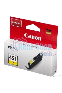Картридж струйный CLI-451Y (6526B001) для Canon PIXMA iP7240/MG6340/MG5440, Желтый(Yellow), 344стр.