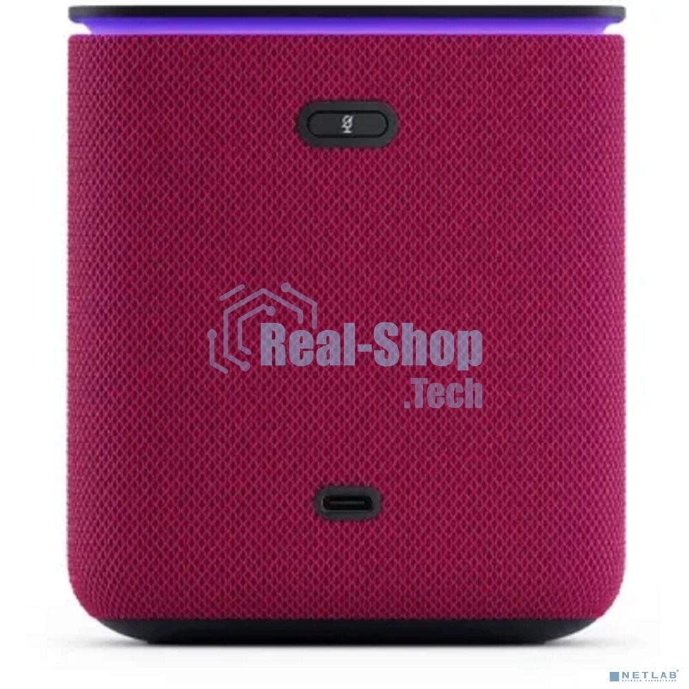 Умная колонка Яндекс Станция Миди, ZigBee, 24Вт, с голосовым ассистентом Алиса на YaGPT, малиновый