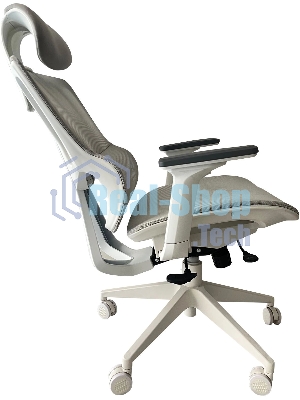 Кресло Cactus CS-CHR-MC02GY серый, сетка, подголовник