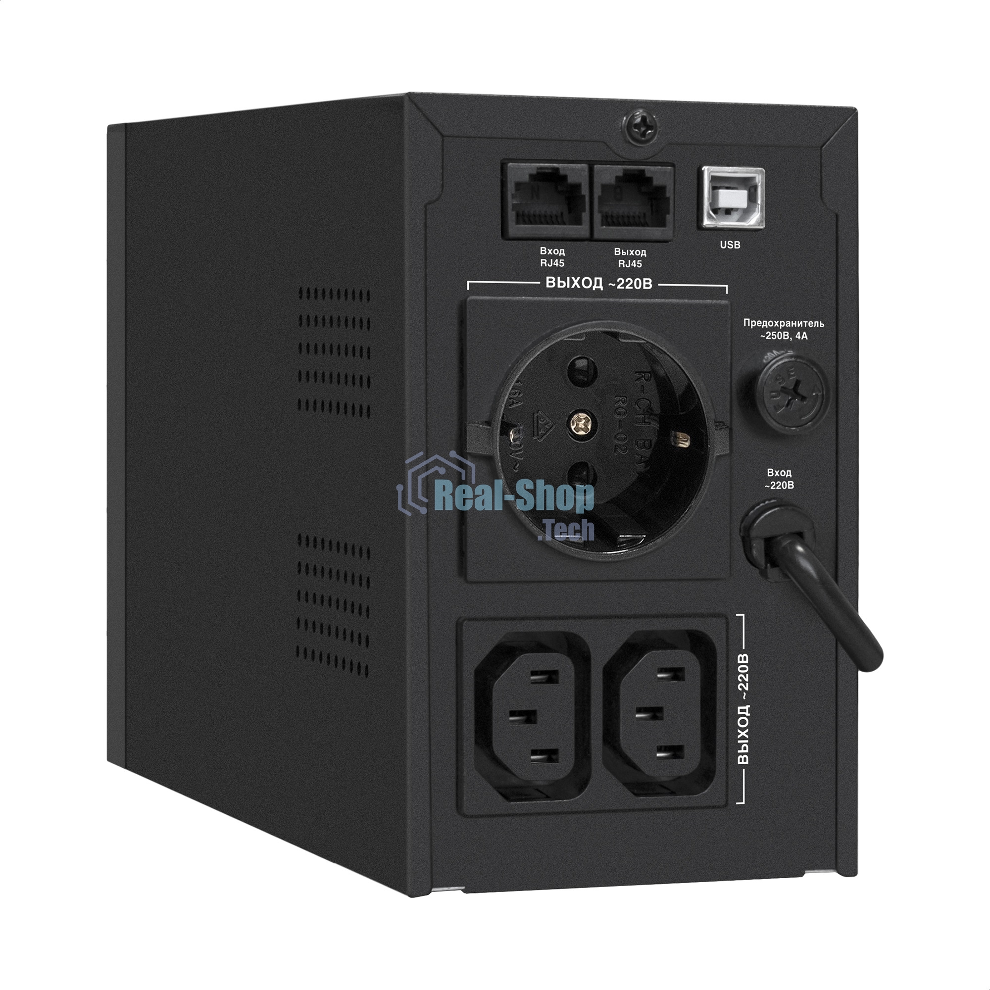 Источник бесперебойного питания ExeGate SpecialPro Smart LLB-650.LCD.AVR.1SH.2C13.RJ.USB 650VA/360W, LCD, AVR,1*Schuko+2*C13, RJ45/11,USB, металлический корпус, черный