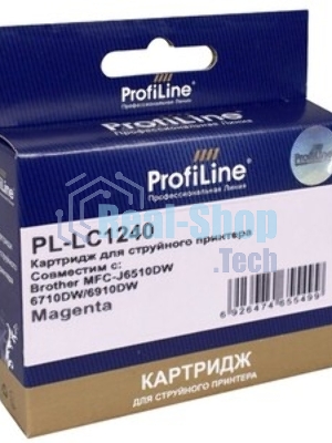 Картридж струйный для принтеров Brother PL-LC1240M MFC-J6510DW/6710DW/6910DW/DJ525 Magenta водн ProfiLine